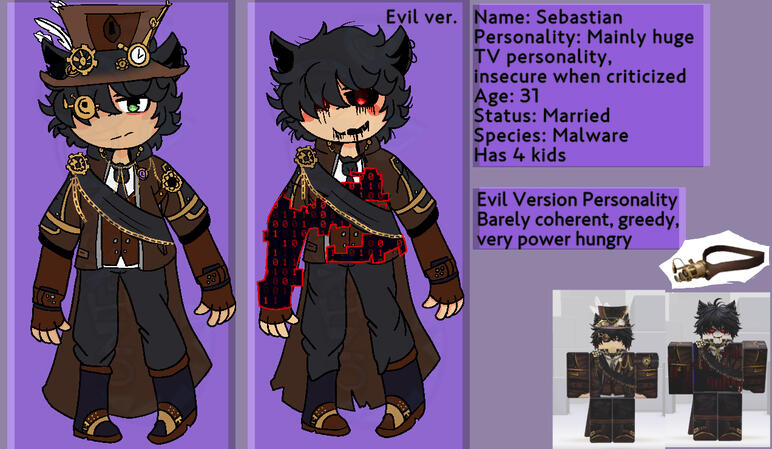 Sebastian Reference Sheet